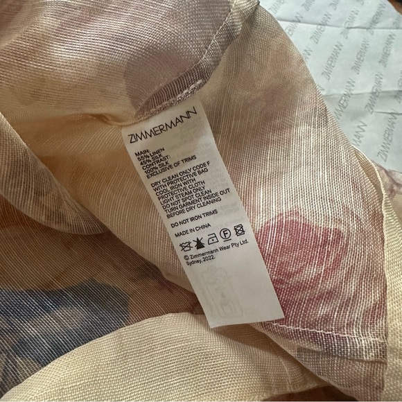 Zimmermann Luminosity Floral Applique Blouse - Picture 9 of 9